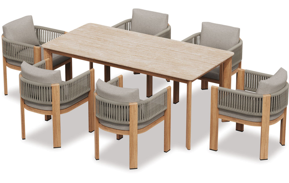 Lulu 7-pce Outdoor Dining Suite