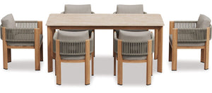 Lulu 7-pce Outdoor Dining Suite