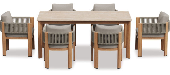 Lulu 7-pce Outdoor Dining Suite