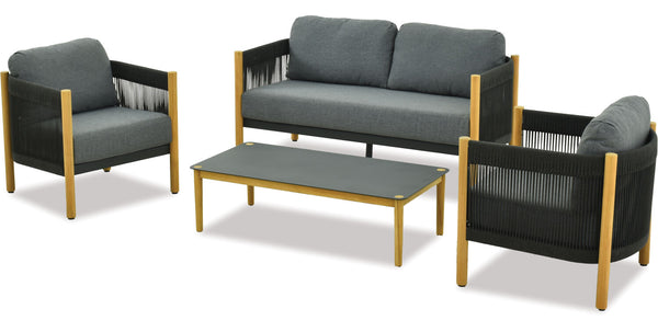 Maui 4-pce Outdoor Lounge Suite