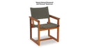 E2 Outdoor Chair - Rosewood
