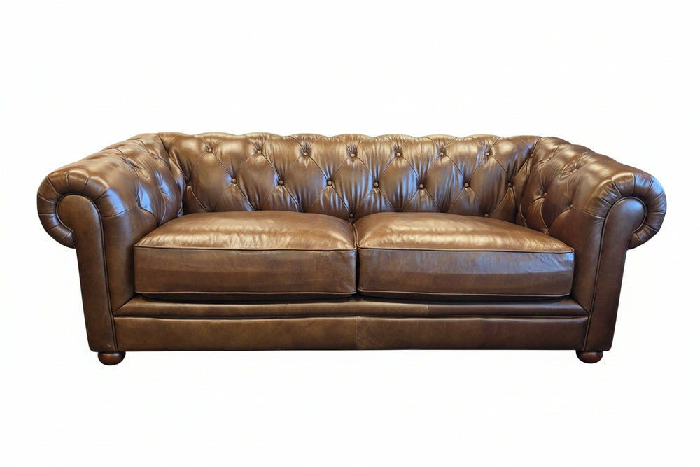 Chesterfield 3 Seater - Leather