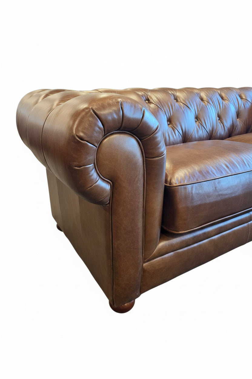 Chesterfield 3 Seater - Leather