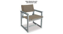 E2 Outdoor Chair - Accoya