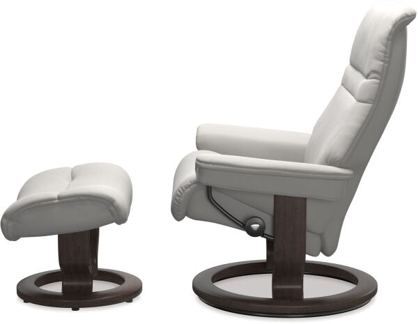 Stressless Sunrise Recliner Large - Batick Platinum Grey