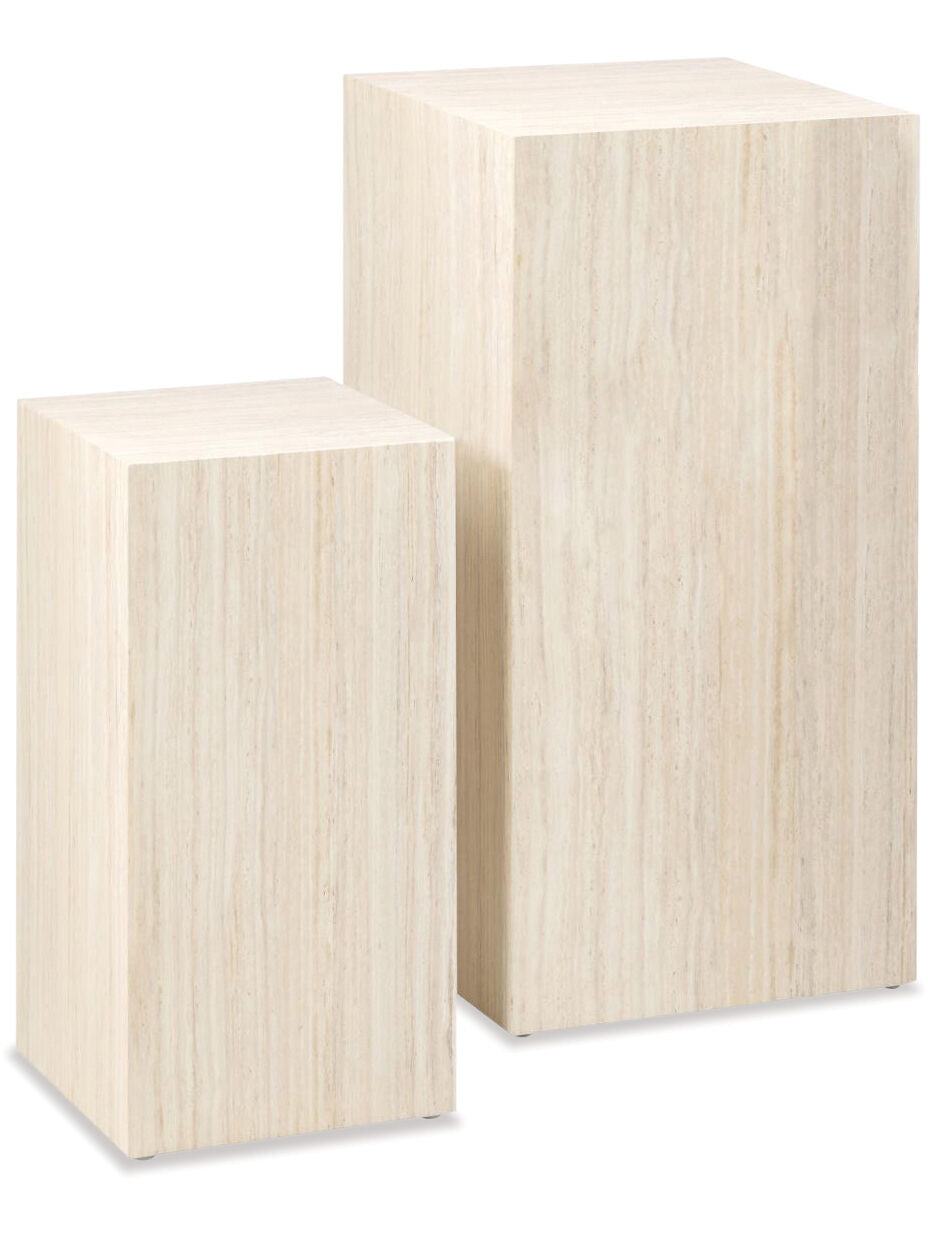 Dice Coffee Table Set - Pedestal
