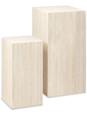 Dice Coffee Table Set - Pedestal