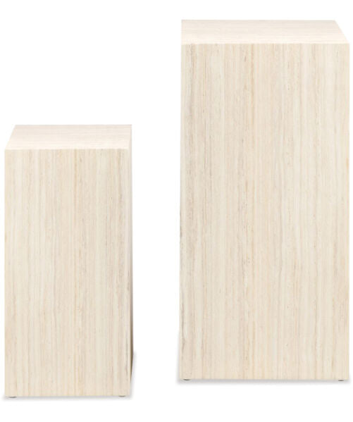 Dice Coffee Table Set - Pedestal