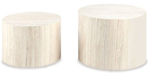 Dice Coffee Table Set - Round