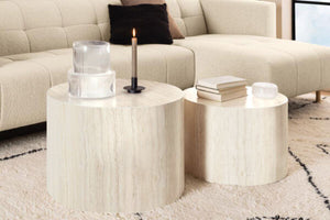 Dice Coffee Table Set - Round