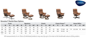 Stressless Mayfair Leather Large Recliner Signature Base - Paloma Mushroom