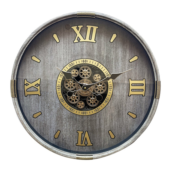 Round Gear Clock