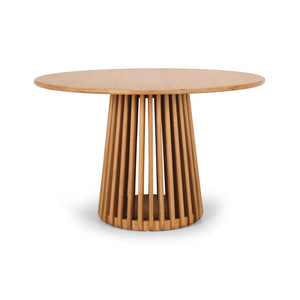 Bur Round Dining Table