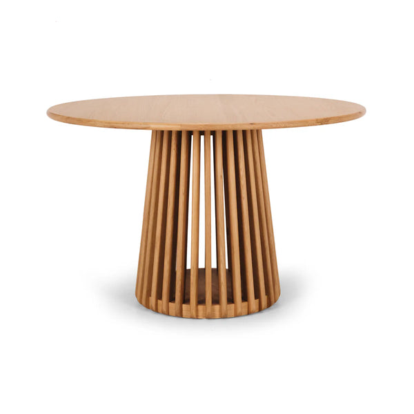 Bur Round Dining Table