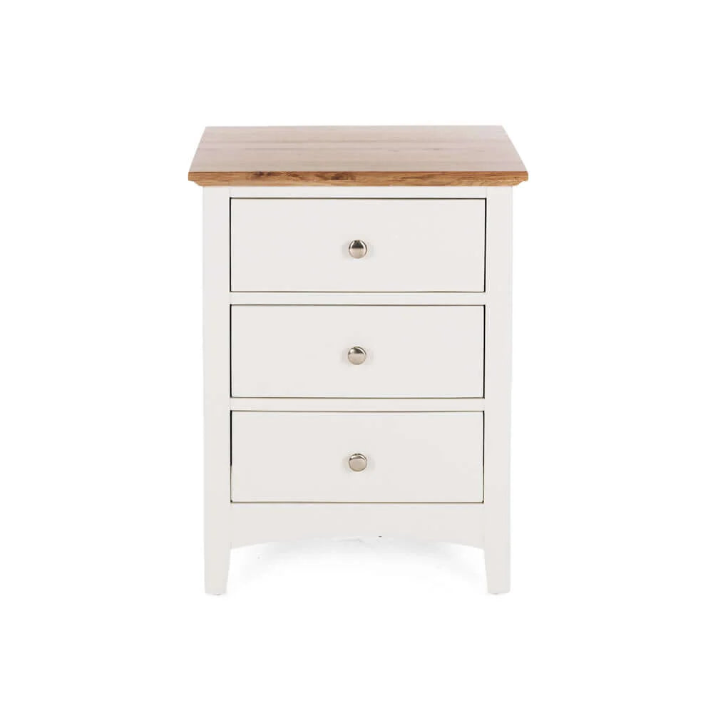 Jessica 3 Drawer Bedside